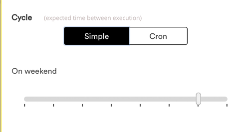 cronstring selector